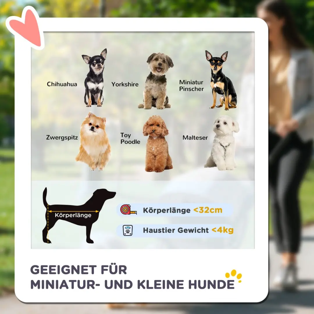Pawhut Huisdierenbuggy - Grijs