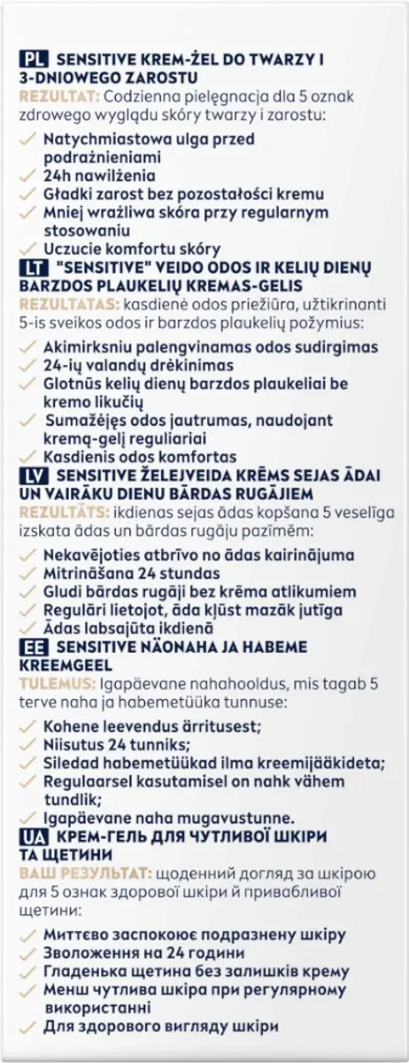 NIVEA Sensitive Scheergel 50ml