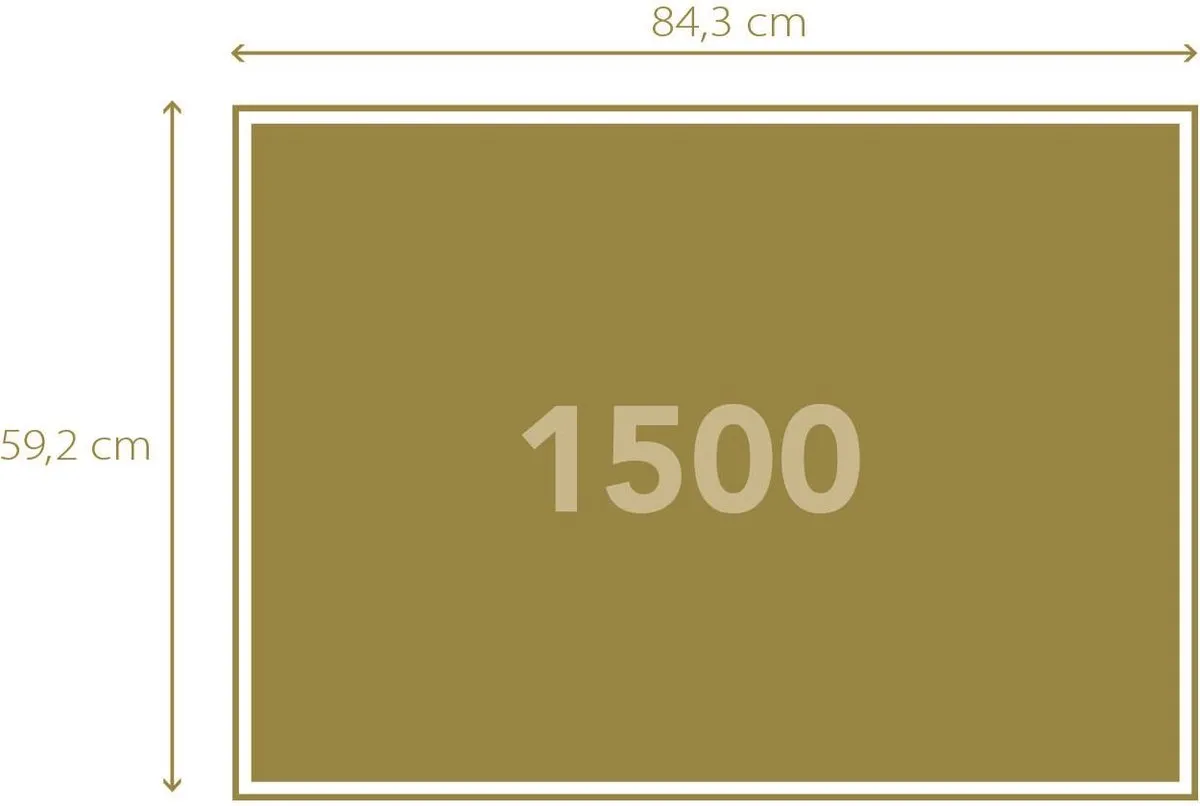 Clementoni Paris Montmartre Puzzel 1500 Stuks - Multicolor