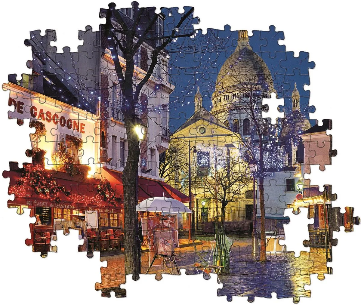 Clementoni Paris Montmartre Puzzel 1500 Stuks - Multicolor
