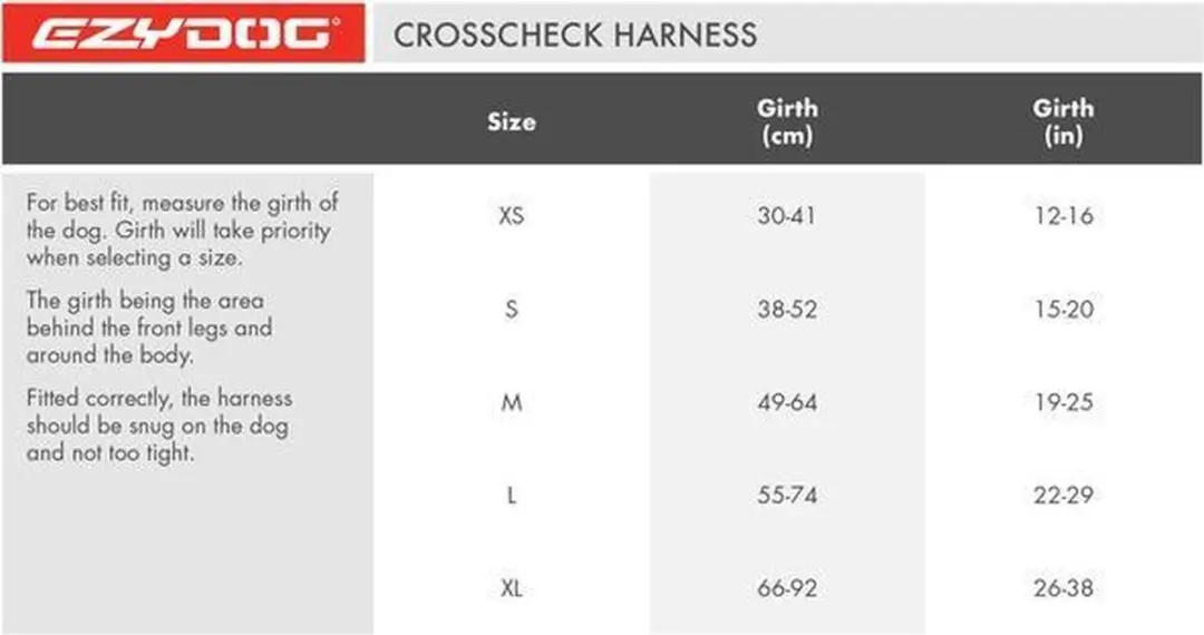 Ezydog Crosscheck Harnas M - Khaki Groen
