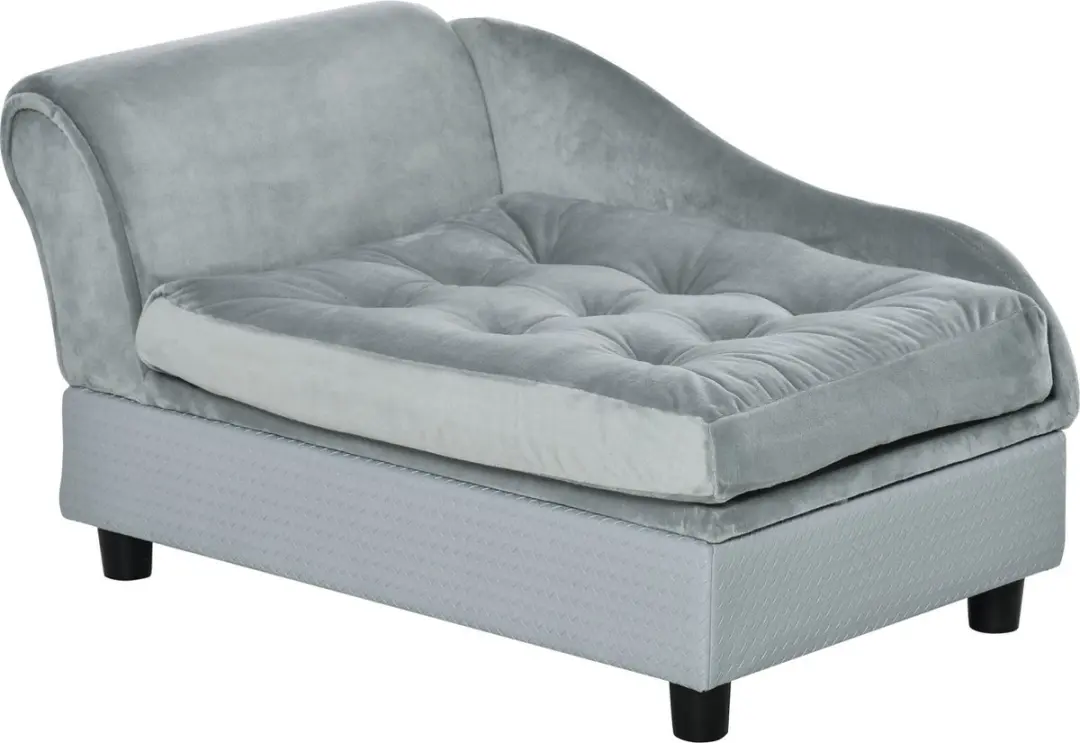 Pawhut Hondenbank D04-140 Lichtblauw - 76cm