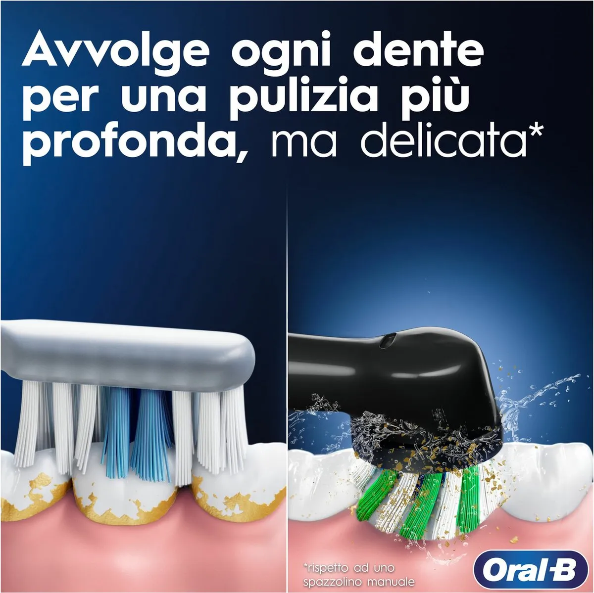 Oral-B Vitality Pro D103 Elektrische Tandenborstel - 2 Stuks Blauw/Zwart