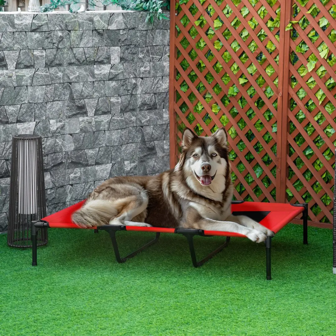 Pawhut Hondenbed D04-069 - 122x92x23cm - Koffiebruin/Zwart