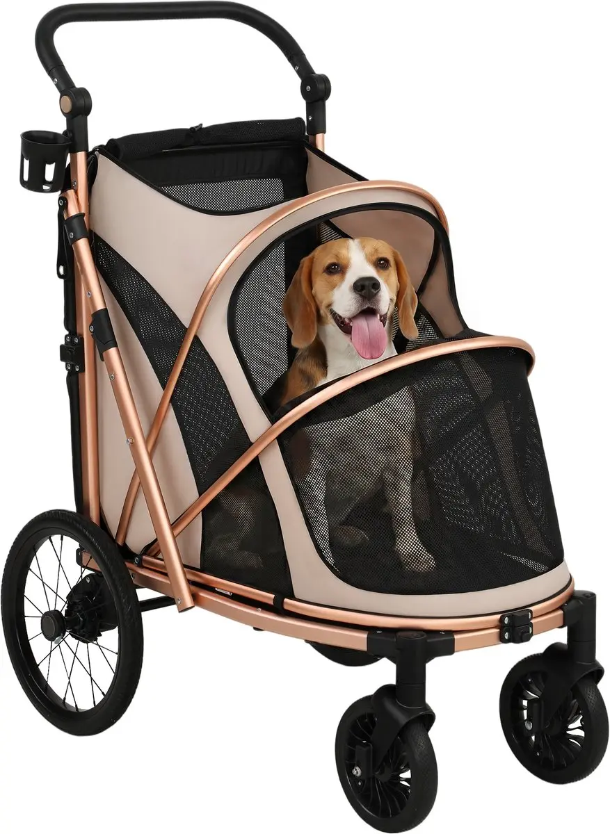 Pawhut Huisdierwagen Aluminium