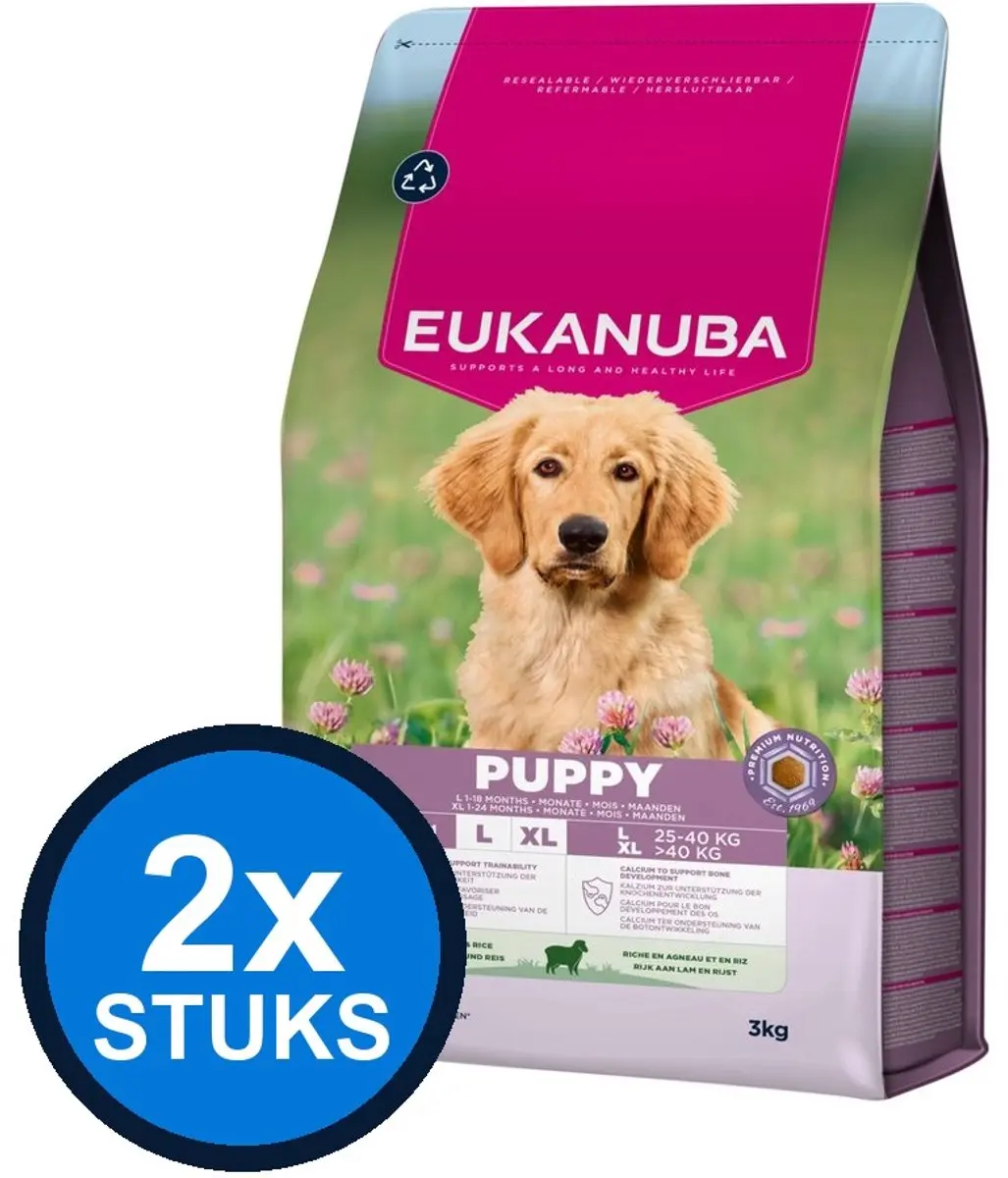 Eukanuba Life Care Puppy & Junior Large Lam & Rijst