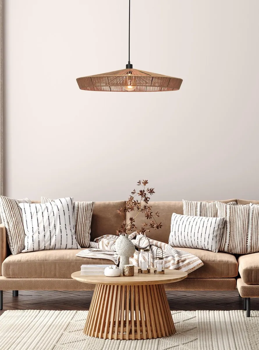 Lucide Yunkai Hanglamp Ø70cm - Naturel