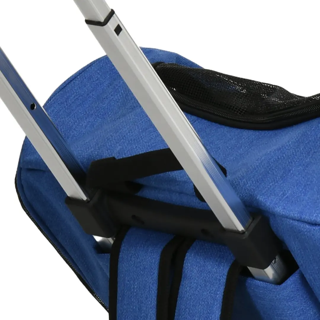 Pawhut Draagtas Huisdier - 42x25x55cm - Blauw