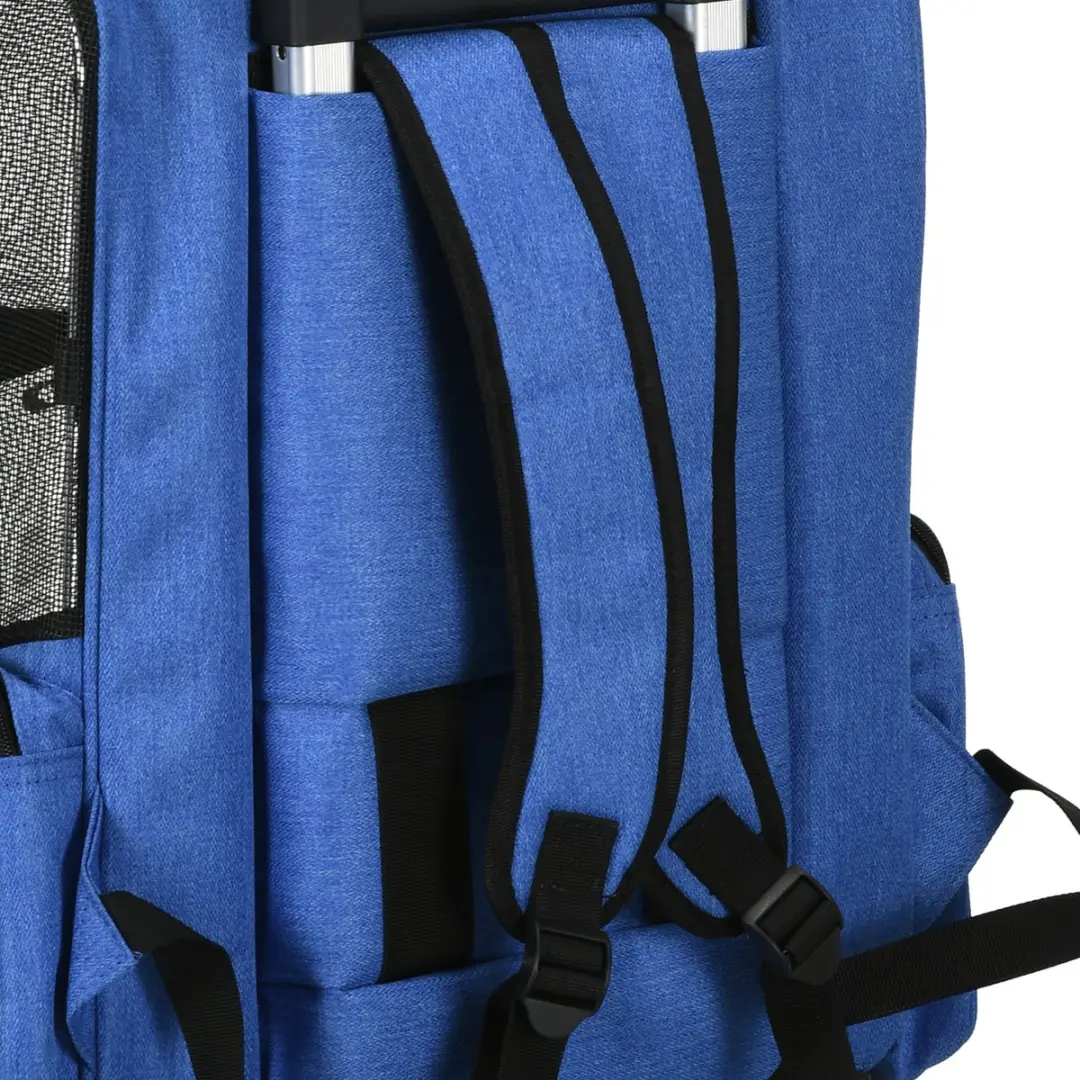 Pawhut Draagtas Huisdier - 42x25x55cm - Blauw