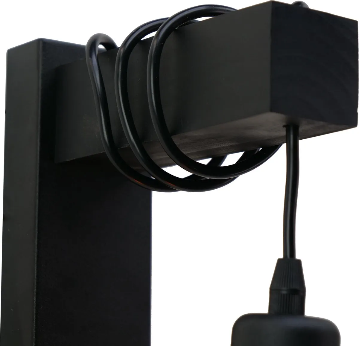 Eglo Townshend Wandlamp E27 - 21,5 cm - Zwart