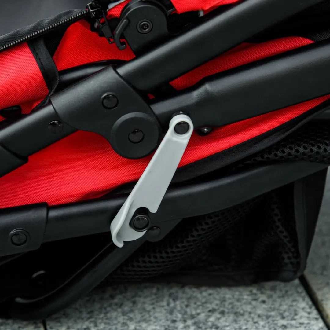 Pawhut Hundebuggy - 111x58x107cm - Rood