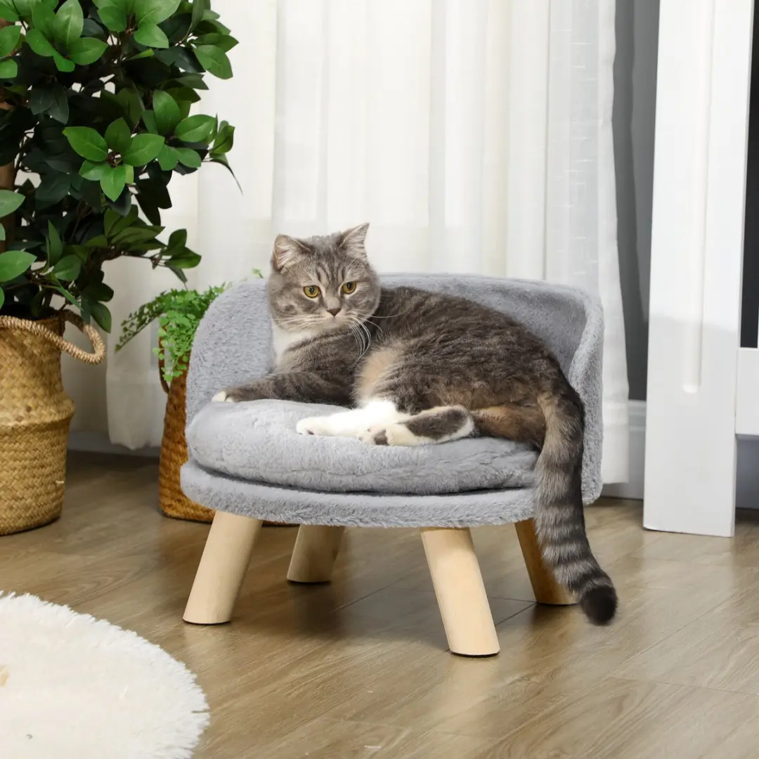 Pawhut Dierenbed D04-257V00 - Grijs