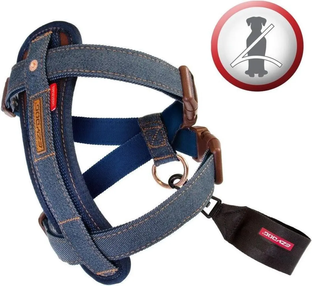 Ezydog Chest Plate Harnas XL - Denim