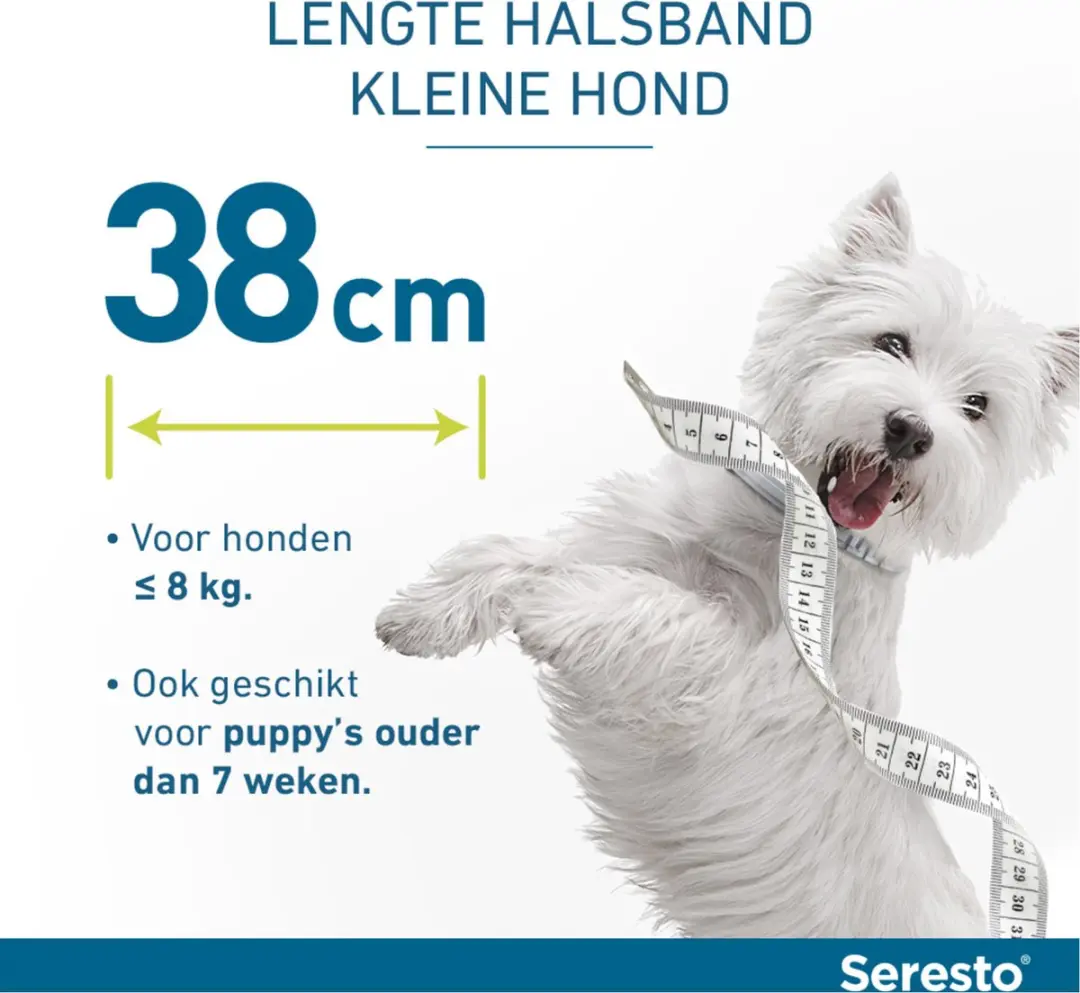 Seresto Teken- en Vlooienband Small - 2 Stuks