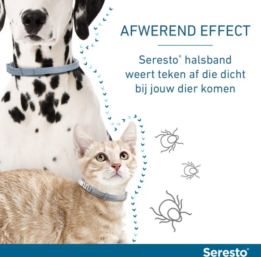 Seresto Teken- en Vlooienband Small - 2 Stuks