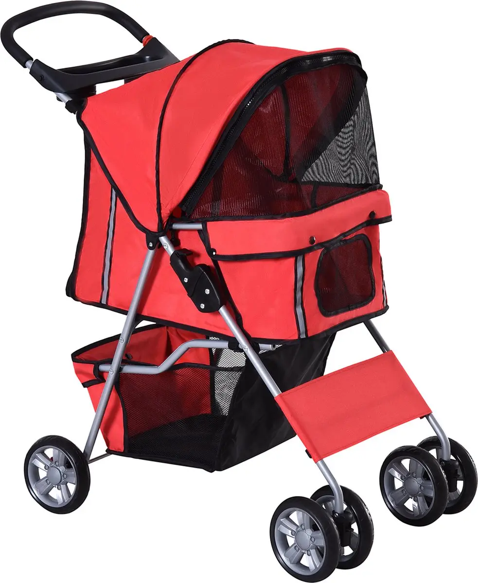 Pawhut Hondenwagen 3/4 Wielen