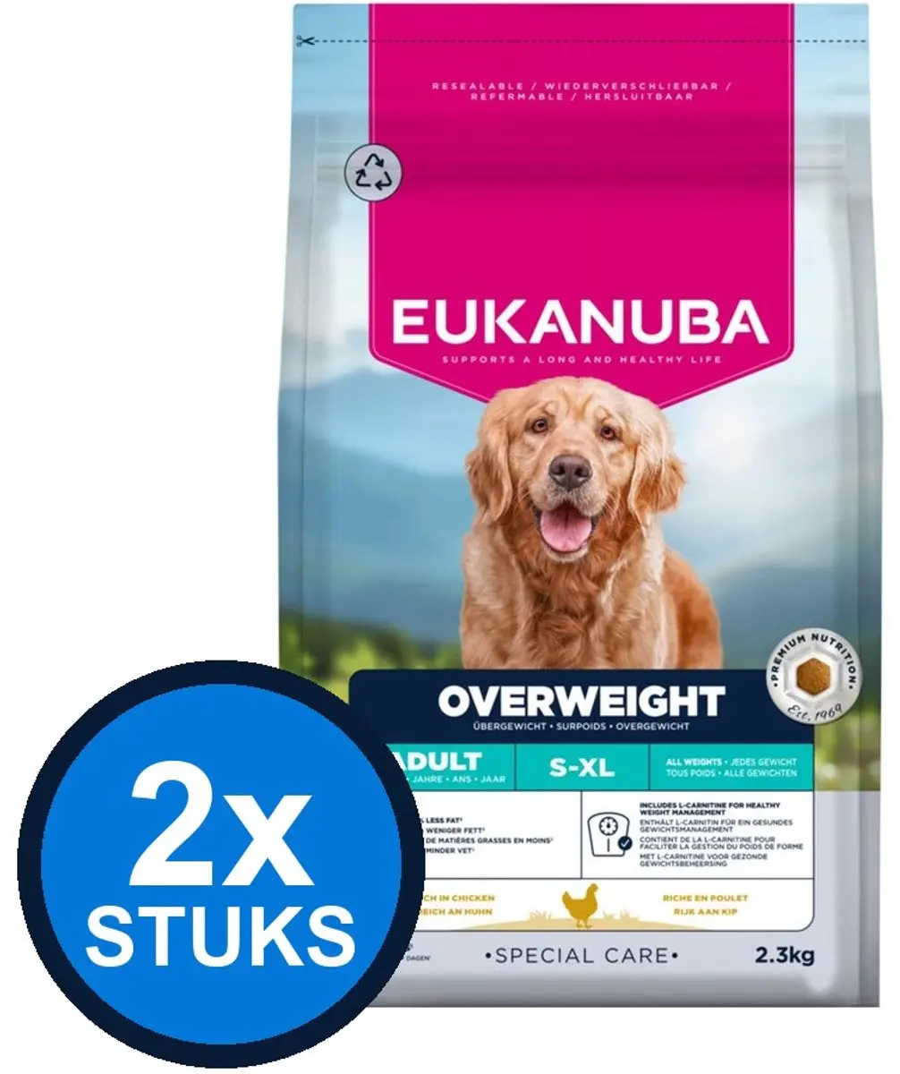 Eukanuba Special Care Dog Adult Overweight Droogvoer