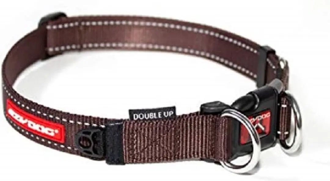 Ezydog Double Up EZ014-01-04 Halsband - Maat XL - Bruin