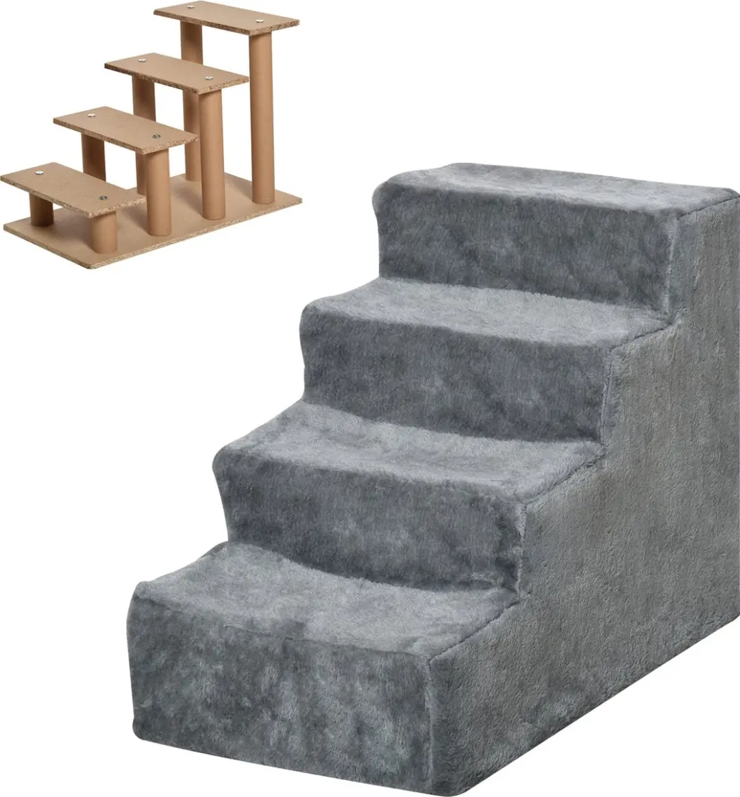 Pawhut Huisdierentrap 4 treden
