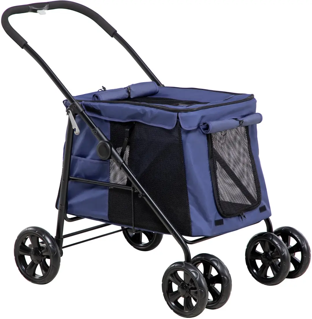 Pawhut Hondenbuggy Blau