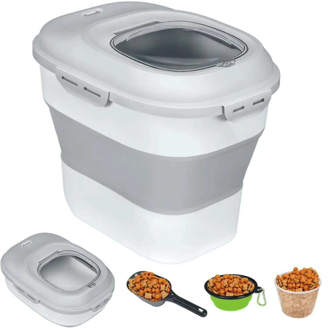Pawhut Hondenvoer Opbergbox 25L