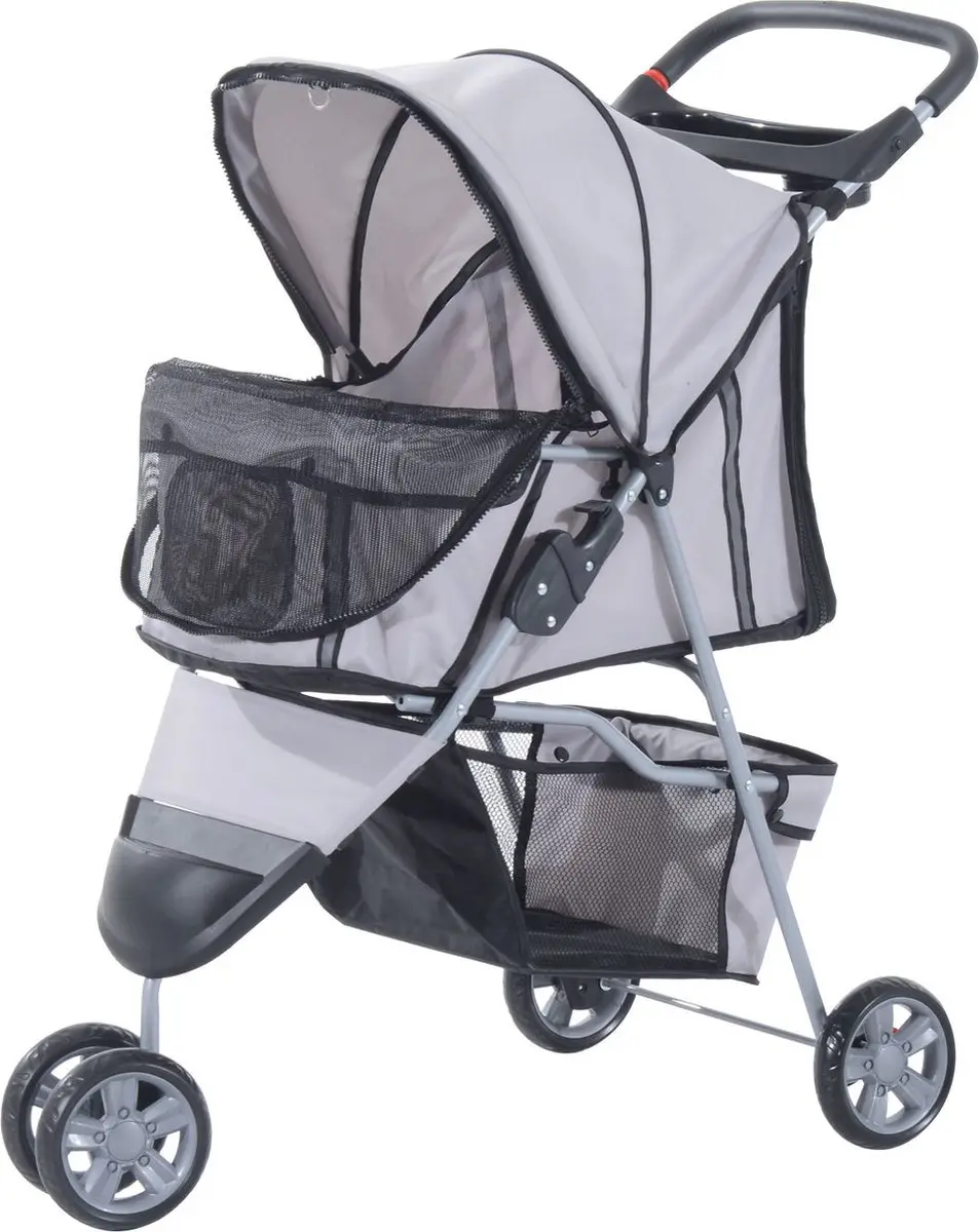 Pawhut Hondenwagen D00-041 - Blauw