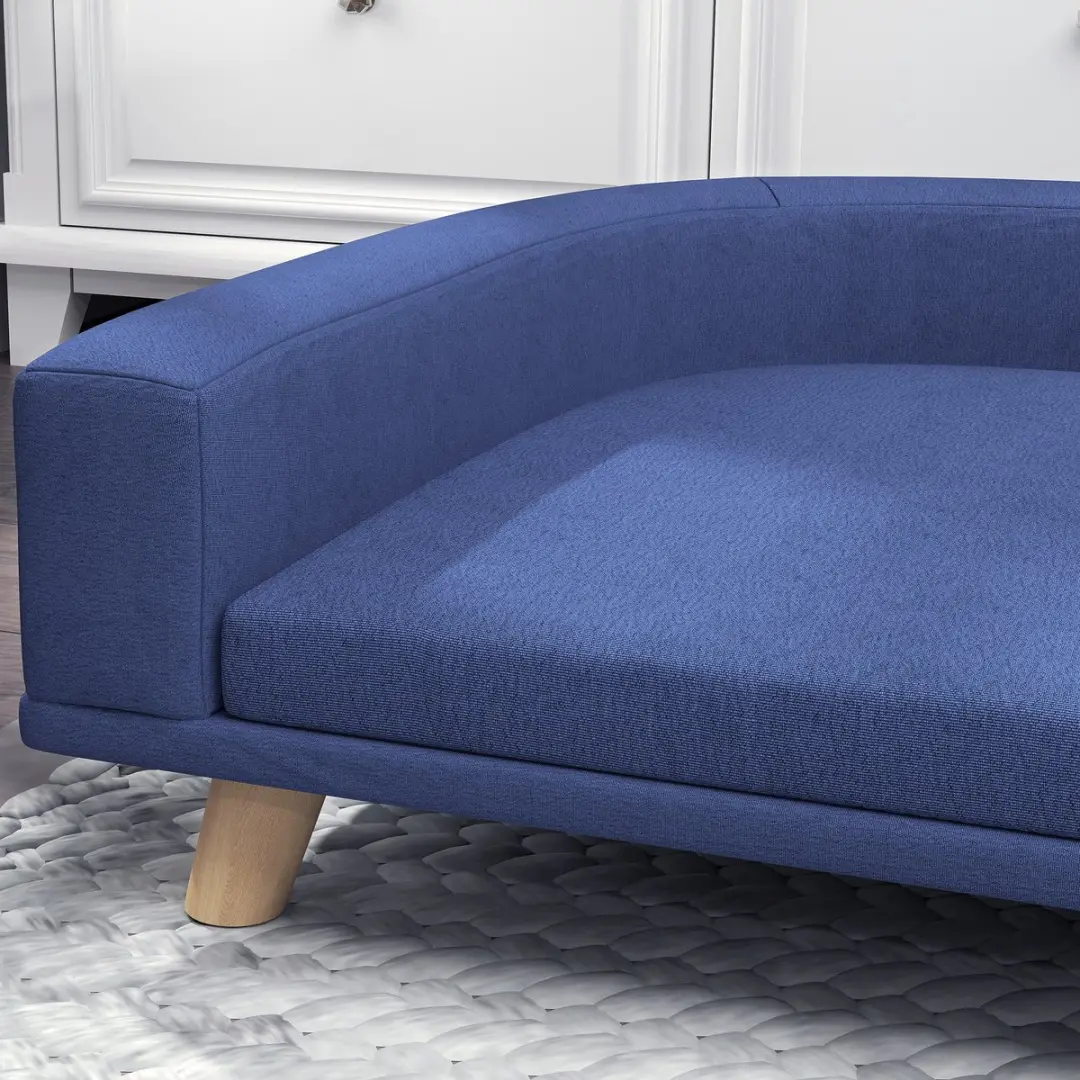 Pawhut Huisdiersofa Blauw - 98x67x25cm
