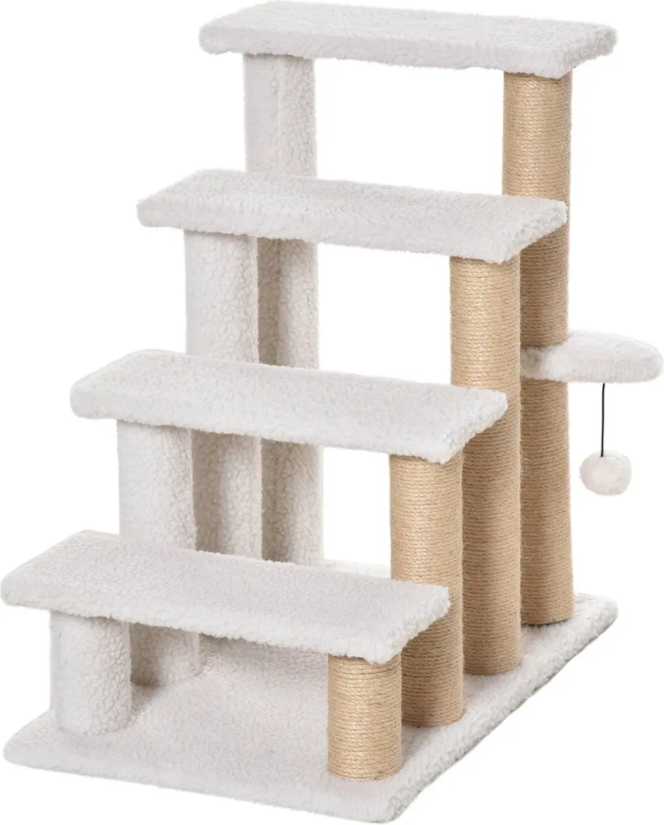 Pawhut Huisdierentrap 4 treden