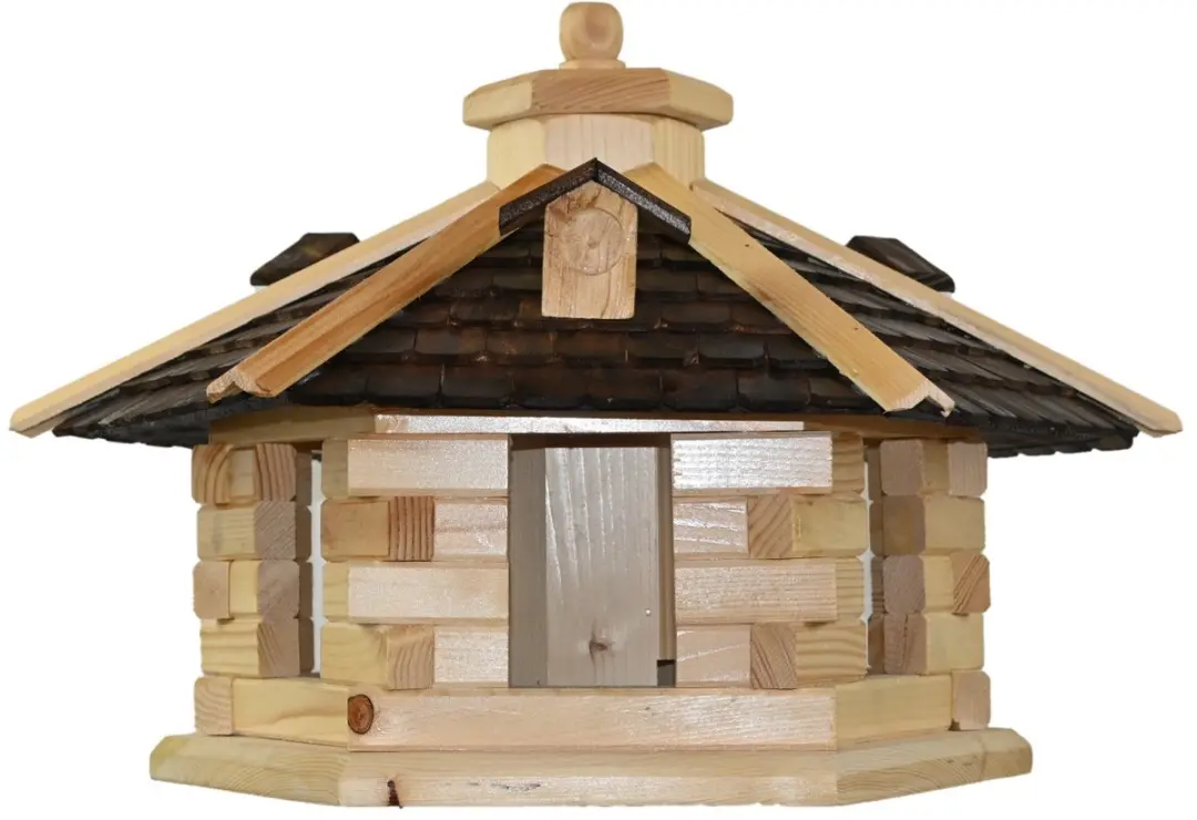 TuinChamp Voederhuis Bologna Staand - 1 Opening - Naturel - afbeelding 6 van 6