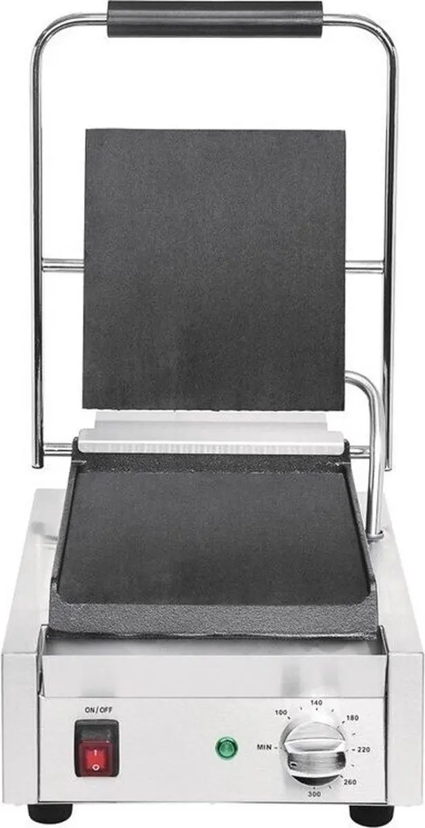 Buffalo Bistro DY996 Enkele Contactgrill - 1500W - Zilver