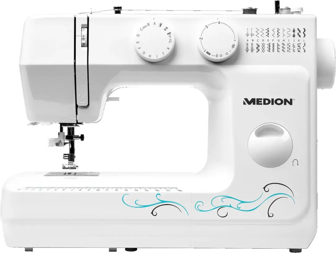 Medion Freiarm-Nähmaschine MD18205 - 60 Steken - Wit - afbeelding 6 van 6
