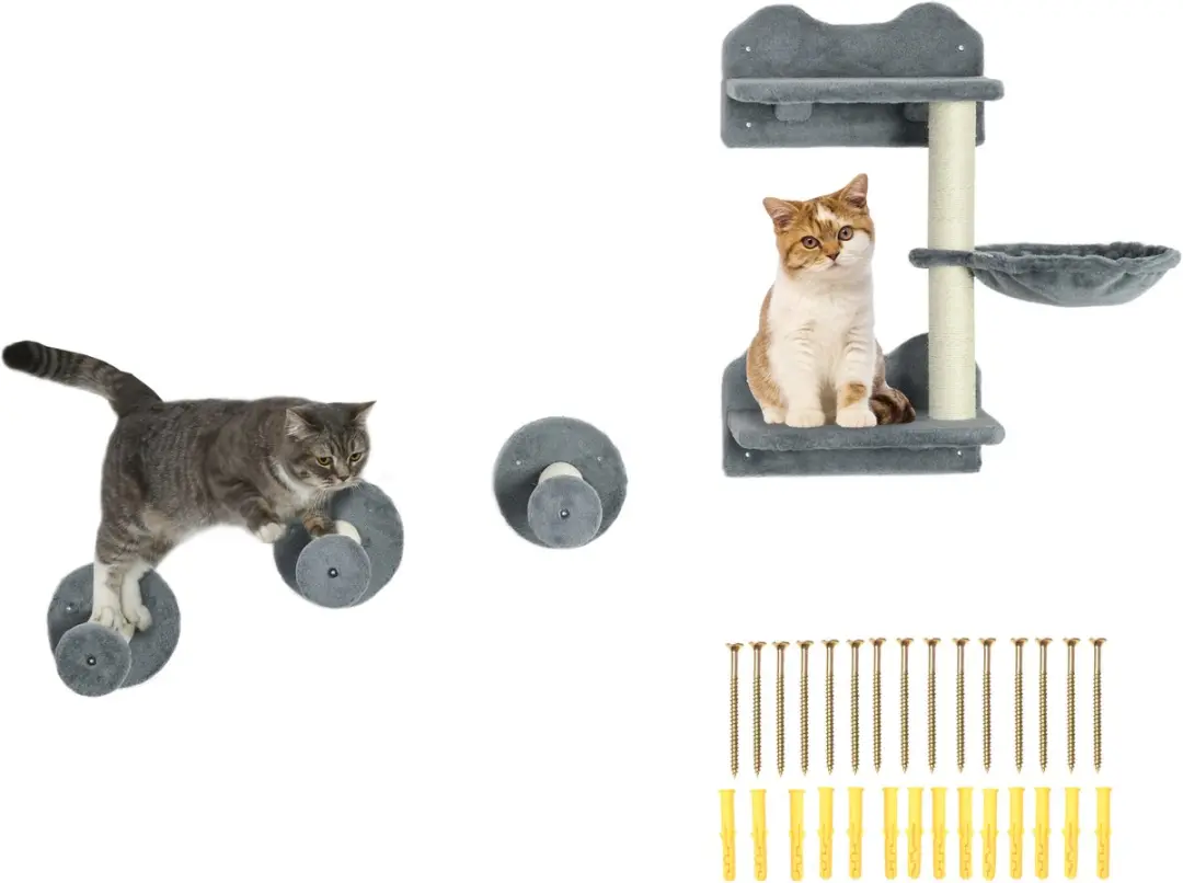 Pawhut Katten Klimset 4-delig