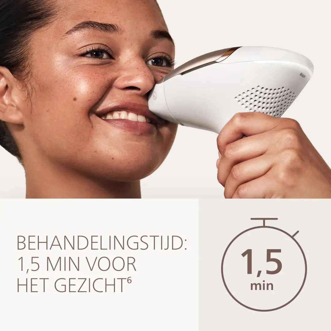 Philips Lumea 9000 Series BRI984/00 IPL Ontharingsapparaat - 450.000 Flitsen - Rose Champagne