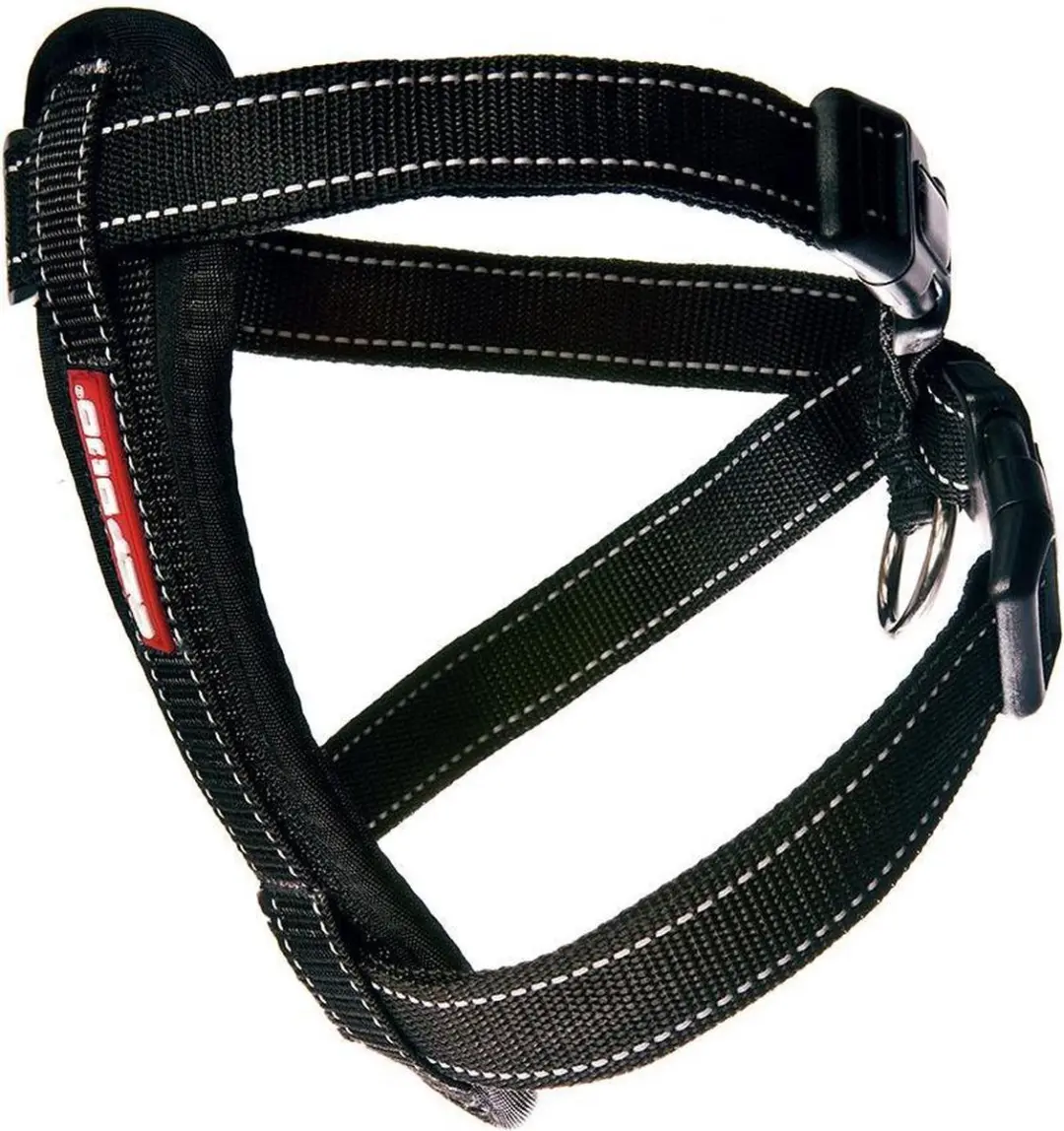 Ezydog Chest Plate Hondenharnas XS - Autogordel Zekering - Zwart