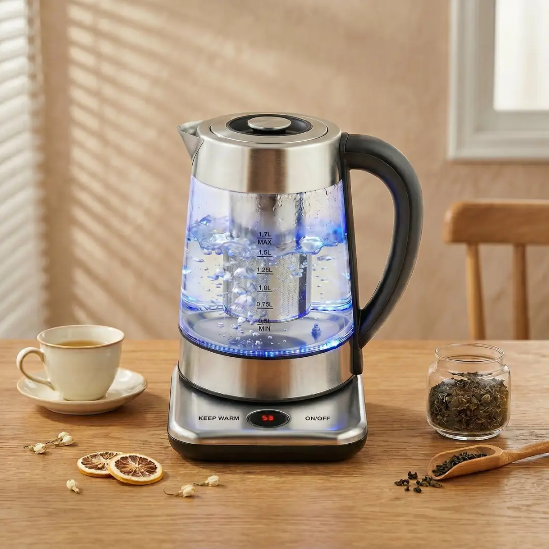 Homcom Elektrische Waterkoker T1003-01-18721 1.7L - 2200W - Zwart