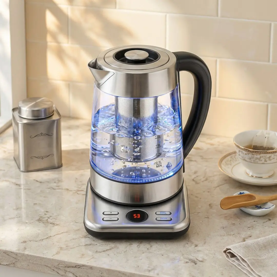 Homcom Elektrische Waterkoker T1003-01-18721 1.7L - 2200W - Zwart
