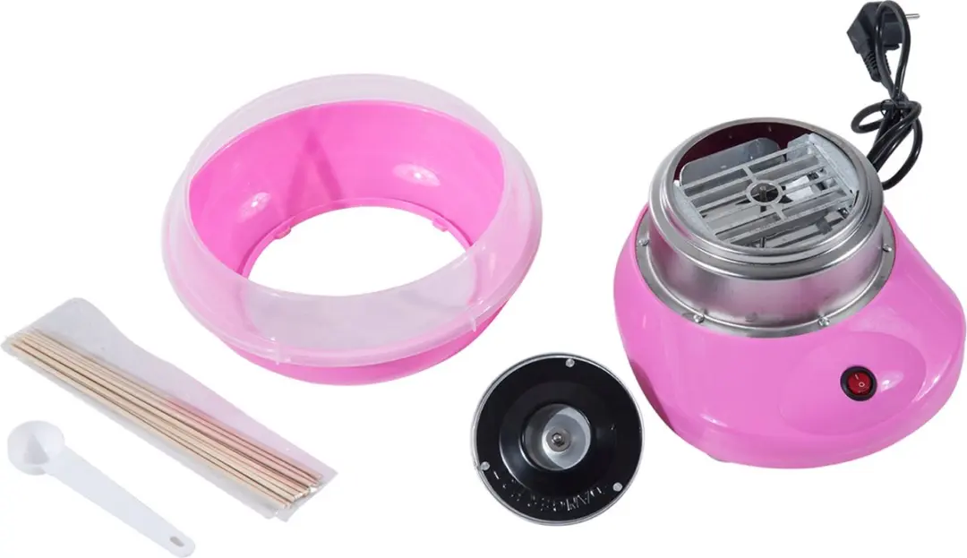Homcom Suikerspinmachine 550W - Roze - 800-016PK
