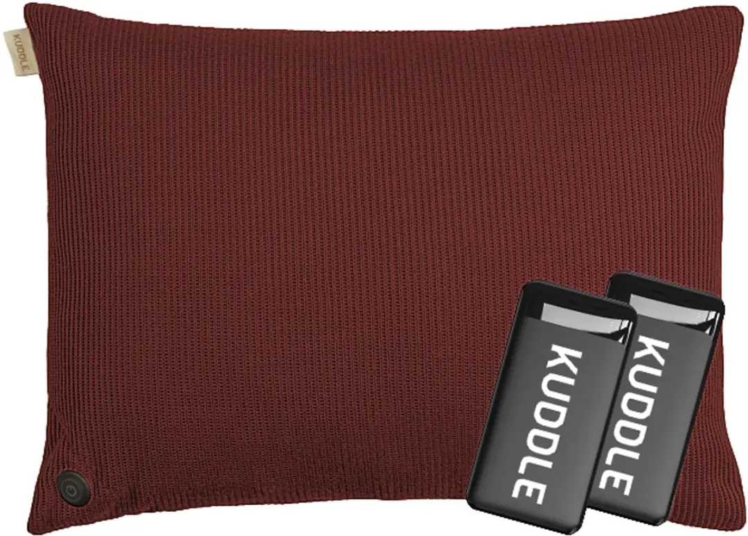 Kuddle Warmtekussen Oplaadbaar Wine Red 45x60cm