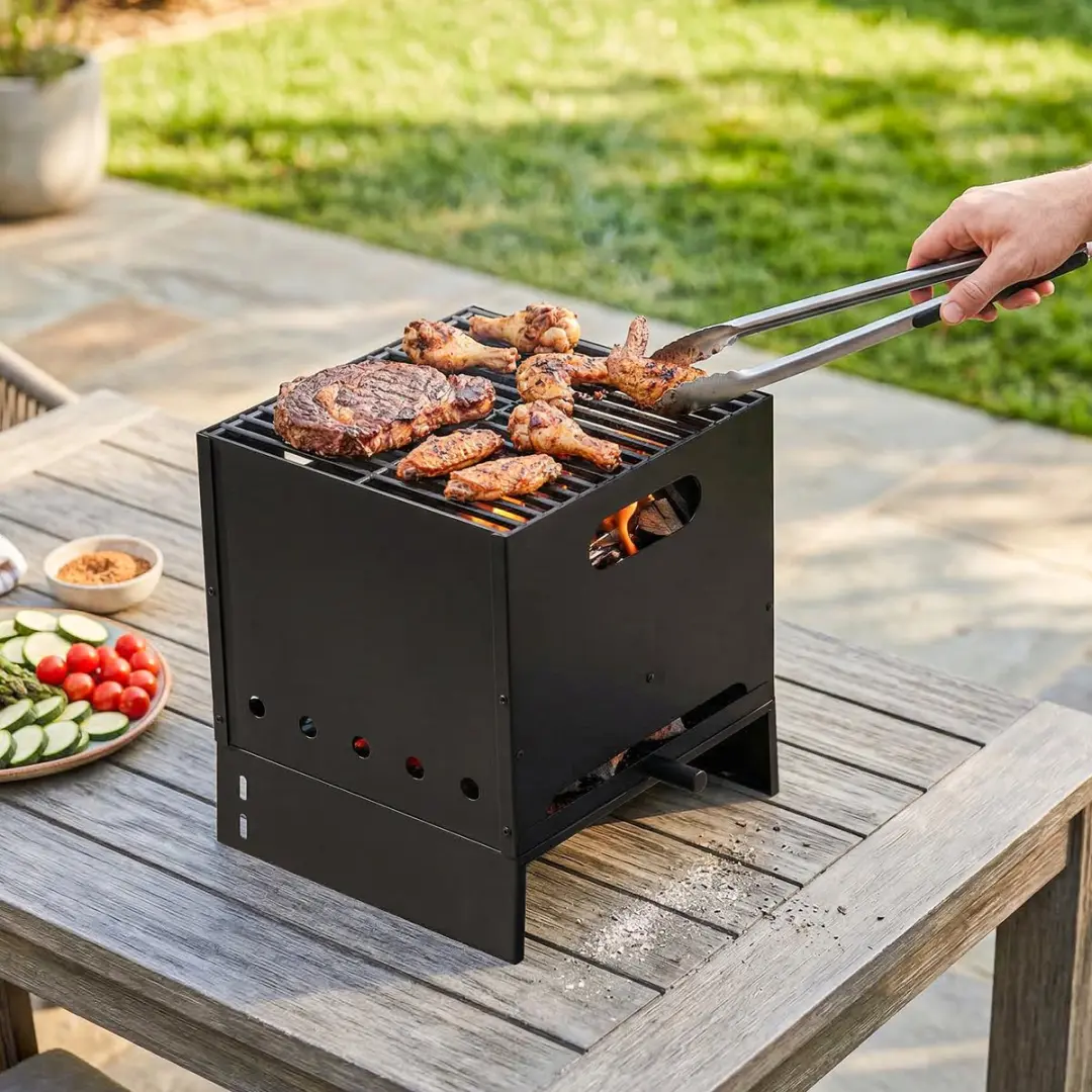 Outsunny 3-in-1 Outdoor Pizzaoven - 30,5cm - 9,9L - Zwart