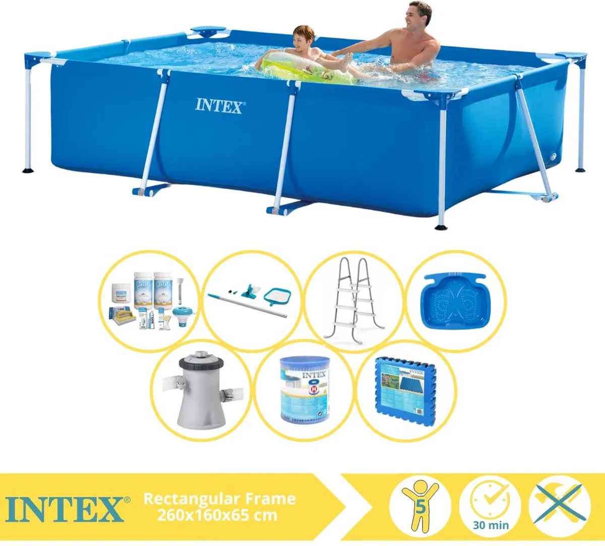 Intex 28271NP Opzetzwembad 260x160x65cm