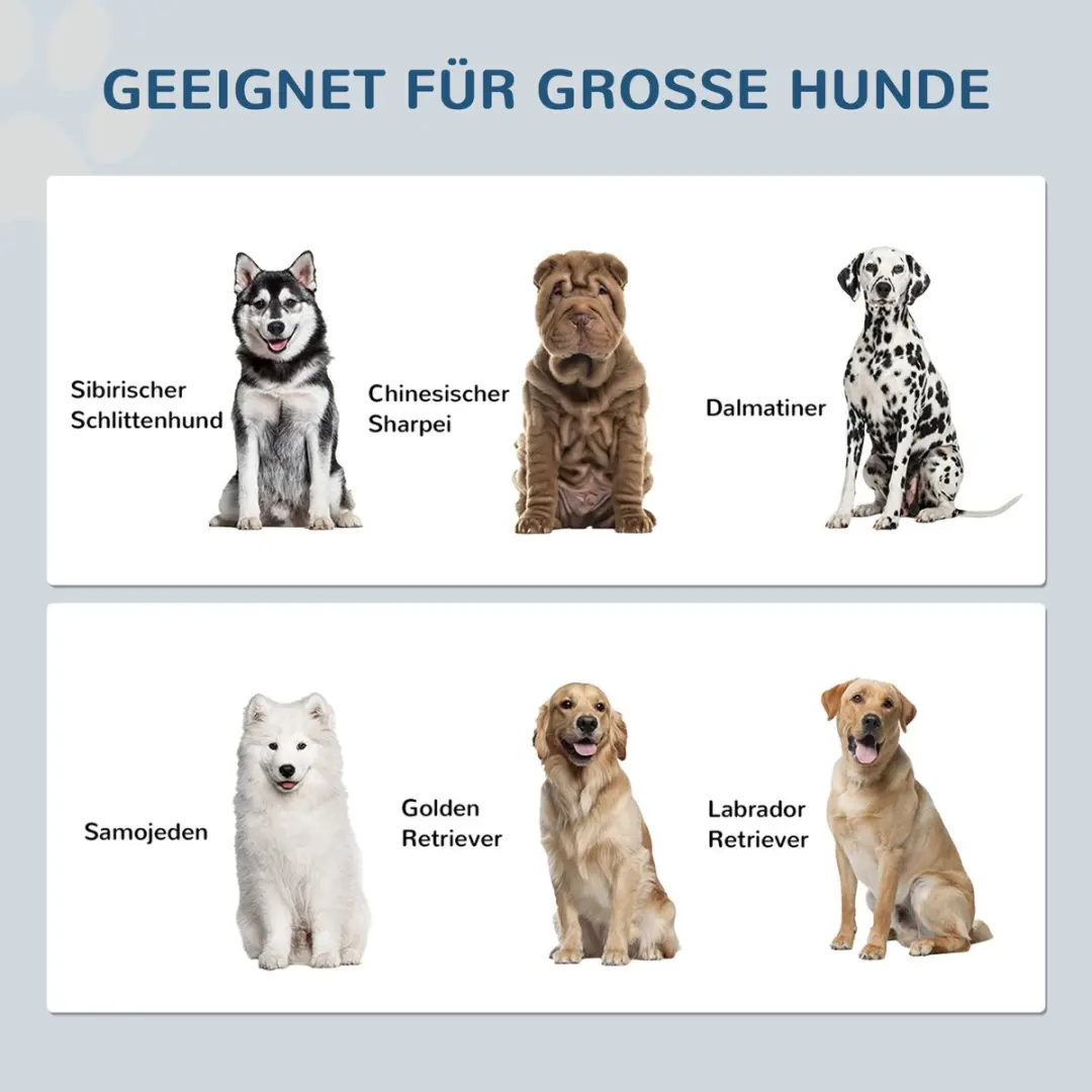 Pawhut Hondenvoerbak Verhoogd 24cm - 2L Edelstalen Bak - Wit - afbeelding 6 van 6