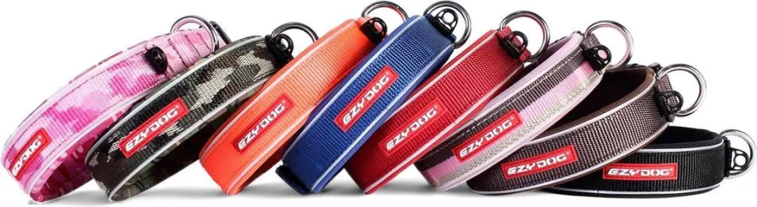 Ezydog Neo Classic Halsband 39-44cm - Zwart