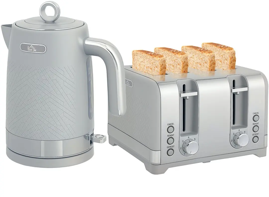 Homcom Waterkoker & Broodrooster Set 2200W