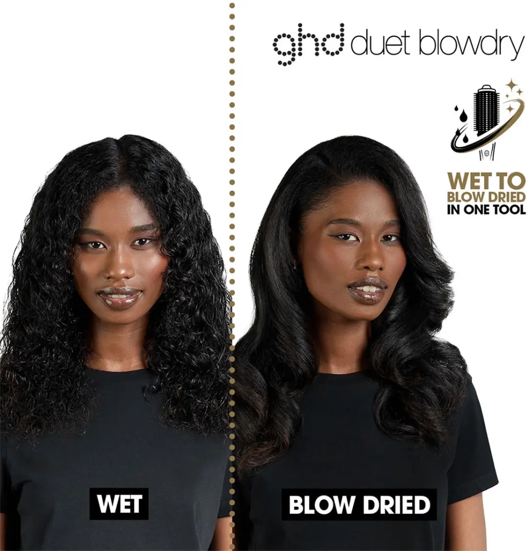 GHD Duet Blowdry 2-in-1 Haardrogerborstel - Roze