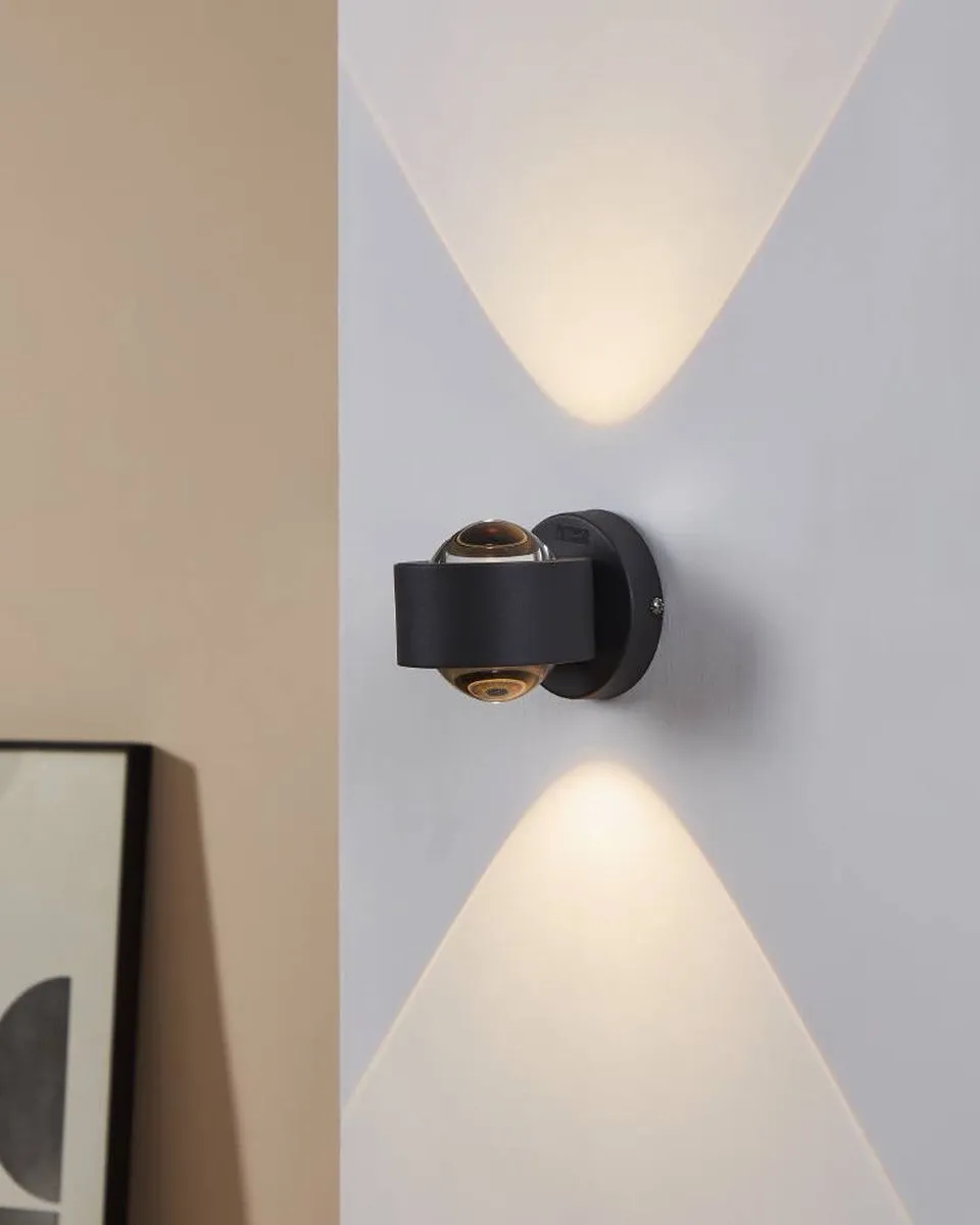 Eglo Ono 2 Wandlamp - 2 Lichts - Antraciet