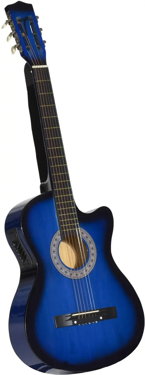 Homcom Elektrische Gitaar 3/4 Hollow Body