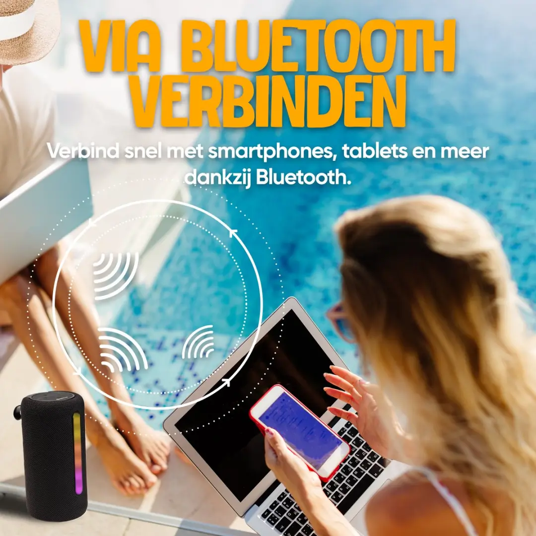 Denver BTL330 Bluetooth Speaker - 100W - TWS - Zwart