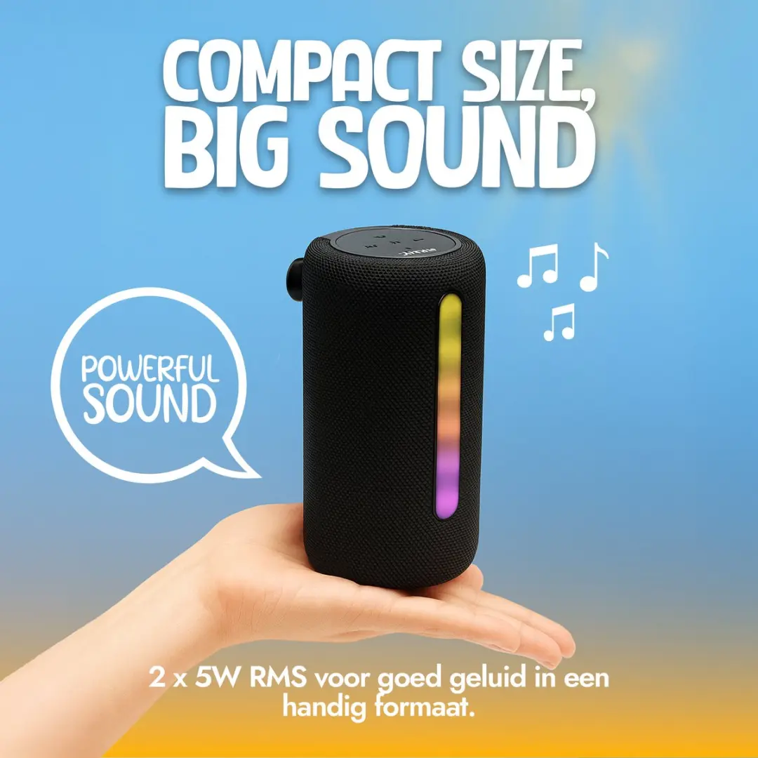 Denver BTL330 Bluetooth Speaker - 100W - TWS - Zwart