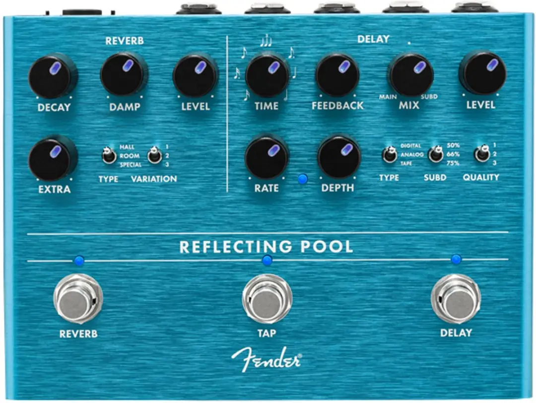 Fender Reflecting Pool Delay Reverb - Blauw - afbeelding 6 van 6