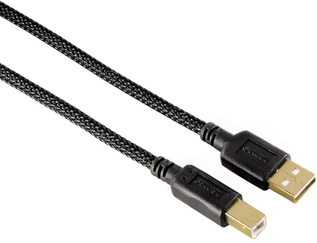 Hama 20180 USB-kabel A-B 1.5m - Zwart